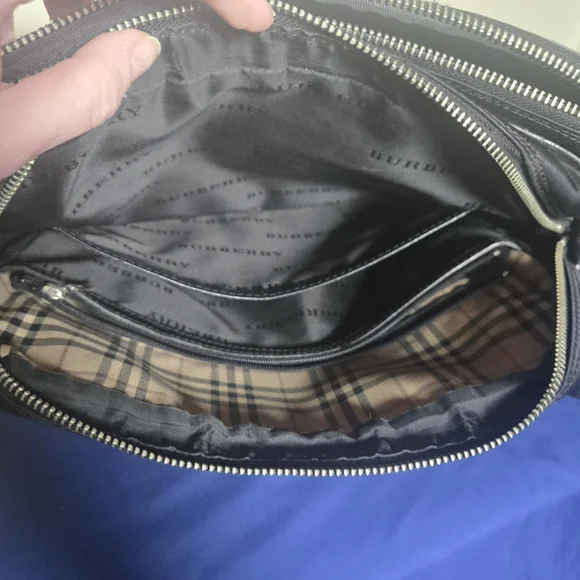 Burberry Black Nylon Messenger Bag - Picture 5 of 8